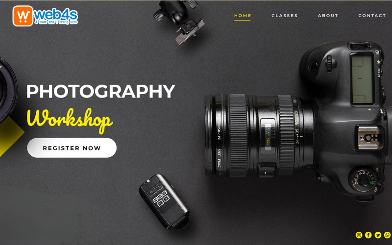 Các yêu cầu khi thiết kế website nghệ thuật nhiếp ảnh chuyên nghiệp